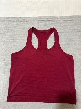 lululemon athletica Maroon Racerback Tank